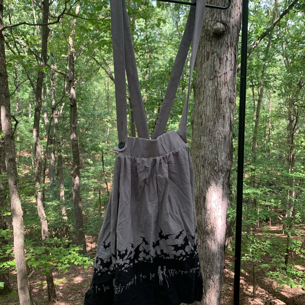 Nightmare before Christmas skirt with suspenders